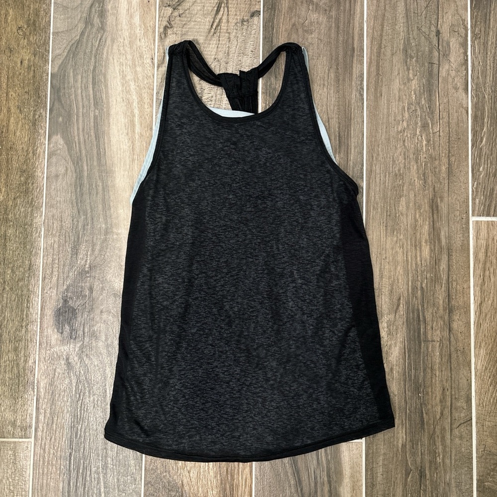 All in Motion blue workout tank top